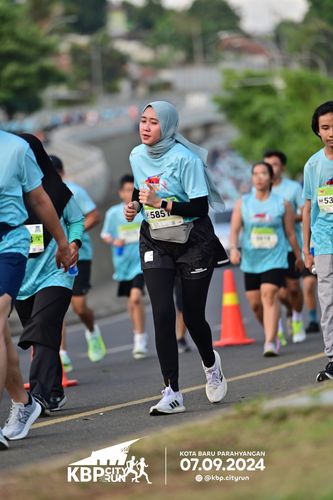 Race photo from KBP City Run 2024