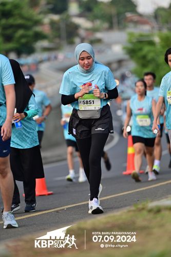 Race photo from KBP City Run 2024