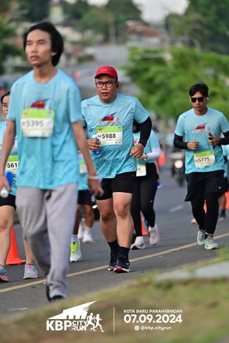 Race photo from KBP City Run 2024