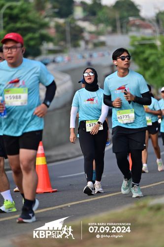 Race photo from KBP City Run 2024