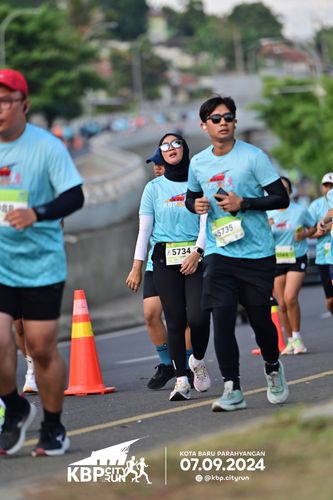 Race photo from KBP City Run 2024