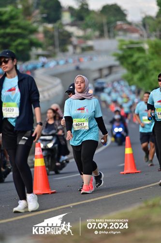 Race photo from KBP City Run 2024