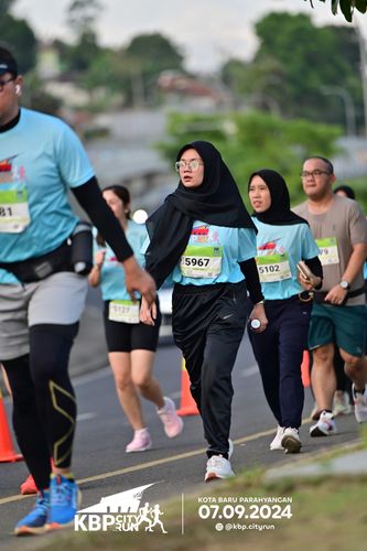 Race photo from KBP City Run 2024