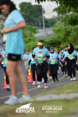 Race photo from KBP City Run 2024