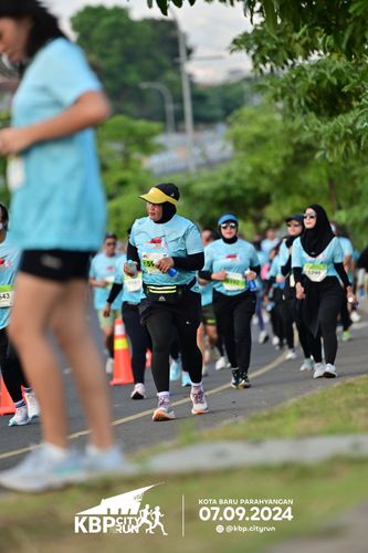 Race photo from KBP City Run 2024