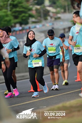 Race photo from KBP City Run 2024