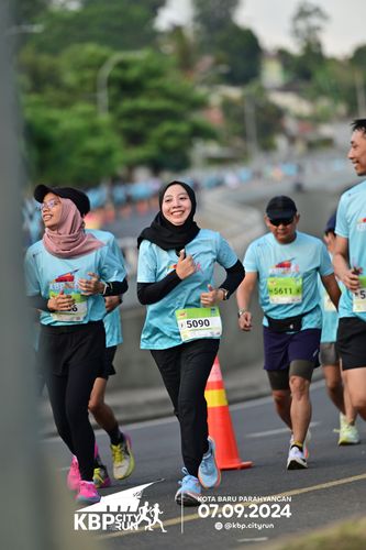 Race photo from KBP City Run 2024
