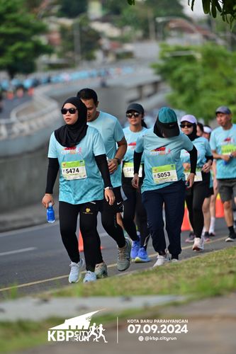 Race photo from KBP City Run 2024