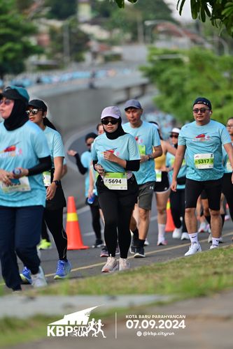 Race photo from KBP City Run 2024
