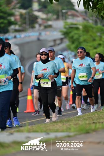 Race photo from KBP City Run 2024
