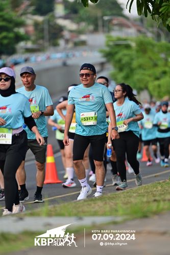 Race photo from KBP City Run 2024