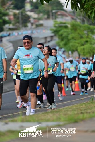 Race photo from KBP City Run 2024