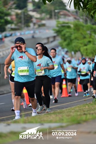 Race photo from KBP City Run 2024