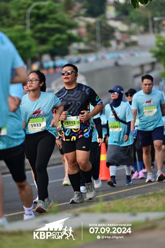 Race photo from KBP City Run 2024