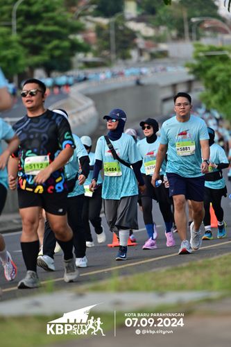 Race photo from KBP City Run 2024