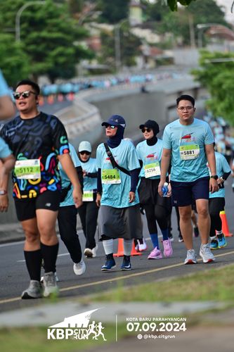 Race photo from KBP City Run 2024