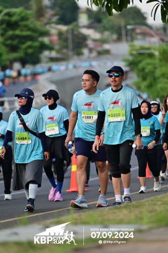 Race photo from KBP City Run 2024