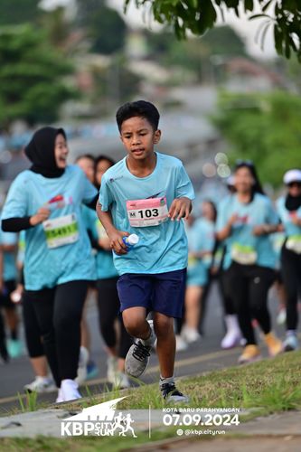 Race photo from KBP City Run 2024