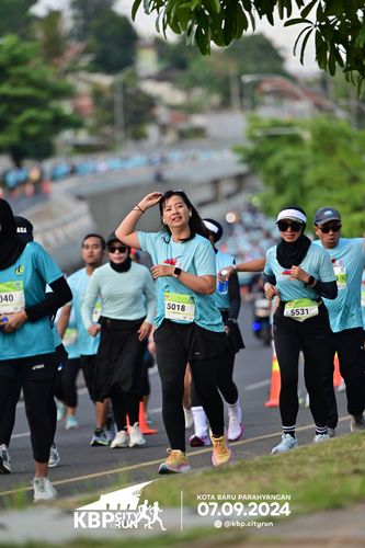 Race photo from KBP City Run 2024