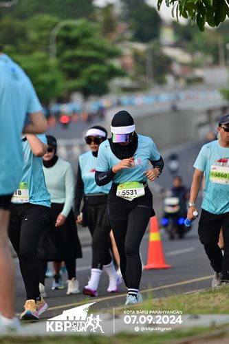 Race photo from KBP City Run 2024