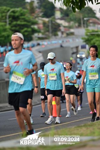 Race photo from KBP City Run 2024