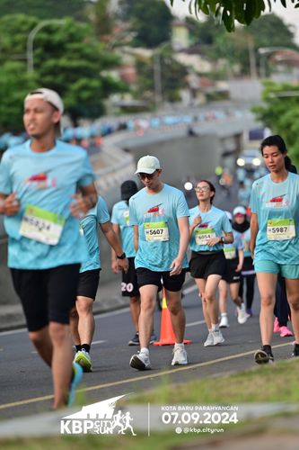 Race photo from KBP City Run 2024