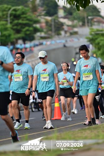 Race photo from KBP City Run 2024