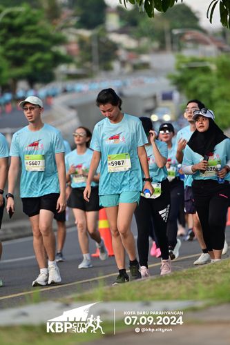 Race photo from KBP City Run 2024
