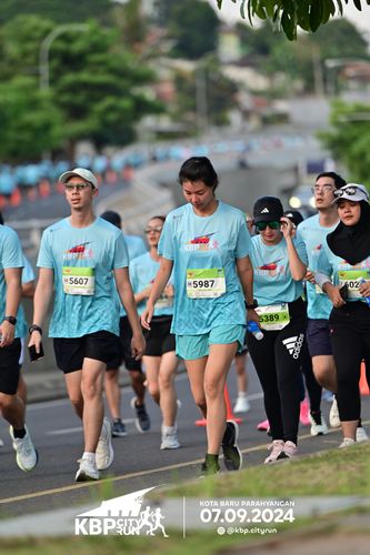 Race photo from KBP City Run 2024