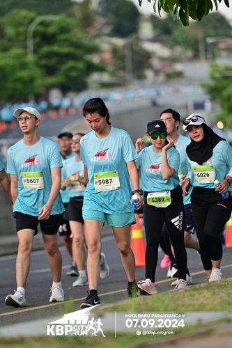 Race photo from KBP City Run 2024