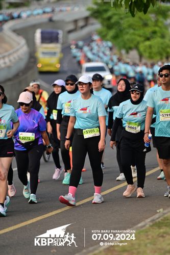 Race photo from KBP City Run 2024