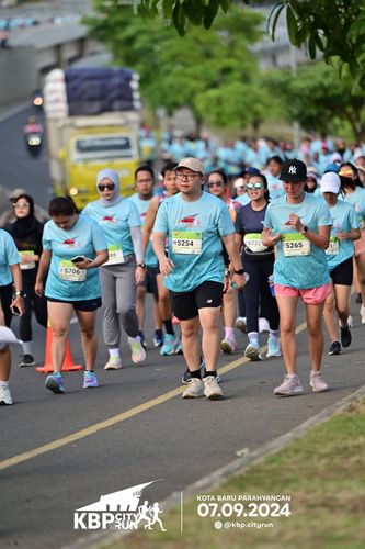 Race photo from KBP City Run 2024