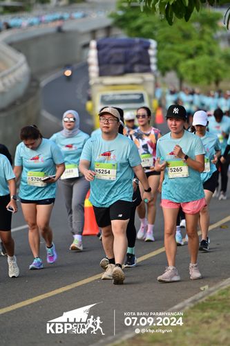 Race photo from KBP City Run 2024
