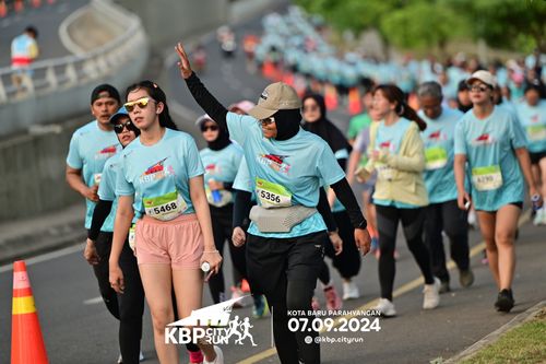 Race photo from KBP City Run 2024