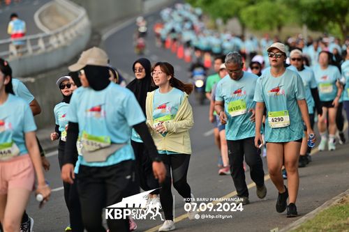 Race photo from KBP City Run 2024