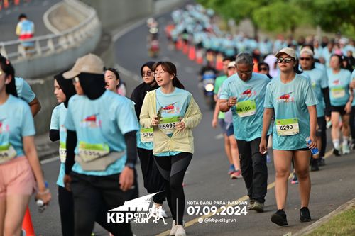 Race photo from KBP City Run 2024