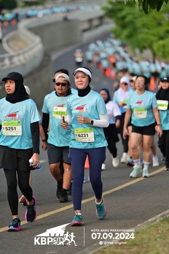 Race photo from KBP City Run 2024