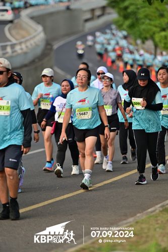 Race photo from KBP City Run 2024