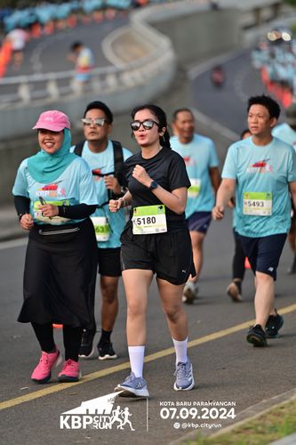 Race photo from KBP City Run 2024