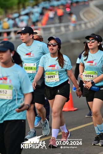 Race photo from KBP City Run 2024