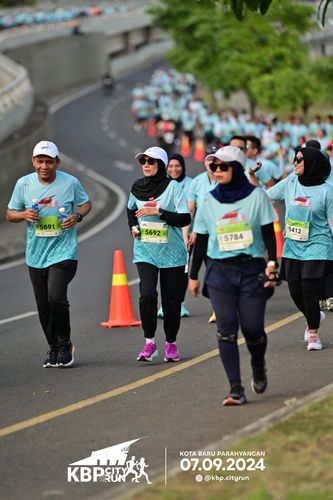 Race photo from KBP City Run 2024