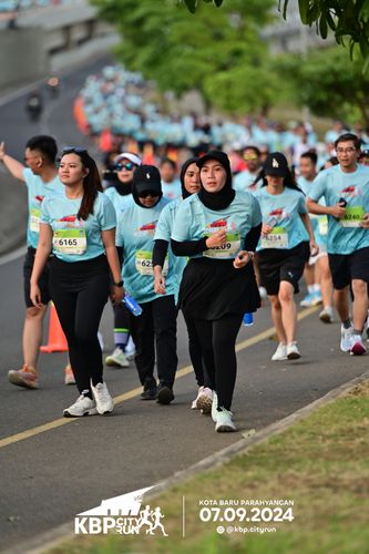 Race photo from KBP City Run 2024