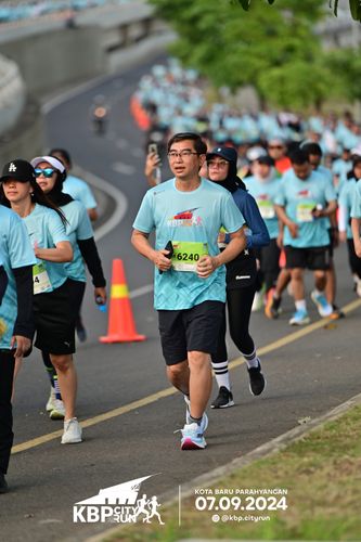 Race photo from KBP City Run 2024