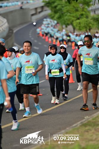 Race photo from KBP City Run 2024