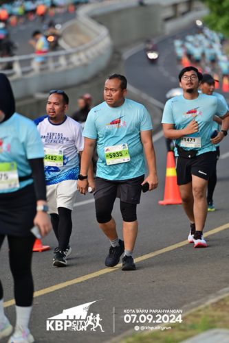 Race photo from KBP City Run 2024