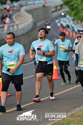 Race photo from KBP City Run 2024