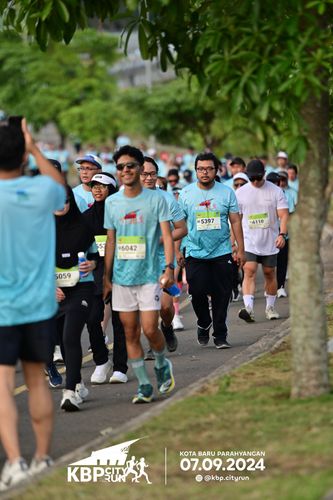Race photo from KBP City Run 2024