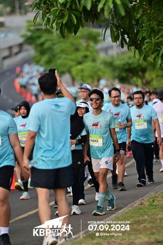Race photo from KBP City Run 2024
