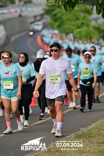 Race photo from KBP City Run 2024