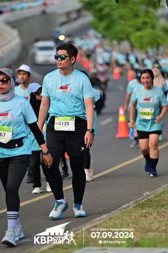 Race photo from KBP City Run 2024